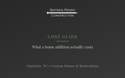 Home Addition Cost in 2026: What to Budget | Charlotte, NC